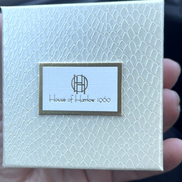 House of Harlow 1960 3 sets of hoops. 14KT Gold Plated. New with box. - Picture 2 of 6